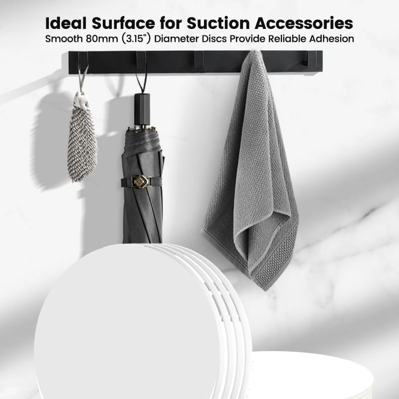YAFIYGI 4 Pcs Adhesive Disk for Suction Cup Shower Suction