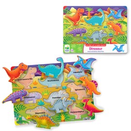 The Learning Journey: My First Lift & Learn - Dinosaurs – Early Active Puzzle Intellectual Development - Boys & Girls Puzzle Play Toddler Toys & Gifts for Ages 2-5 Award Winning