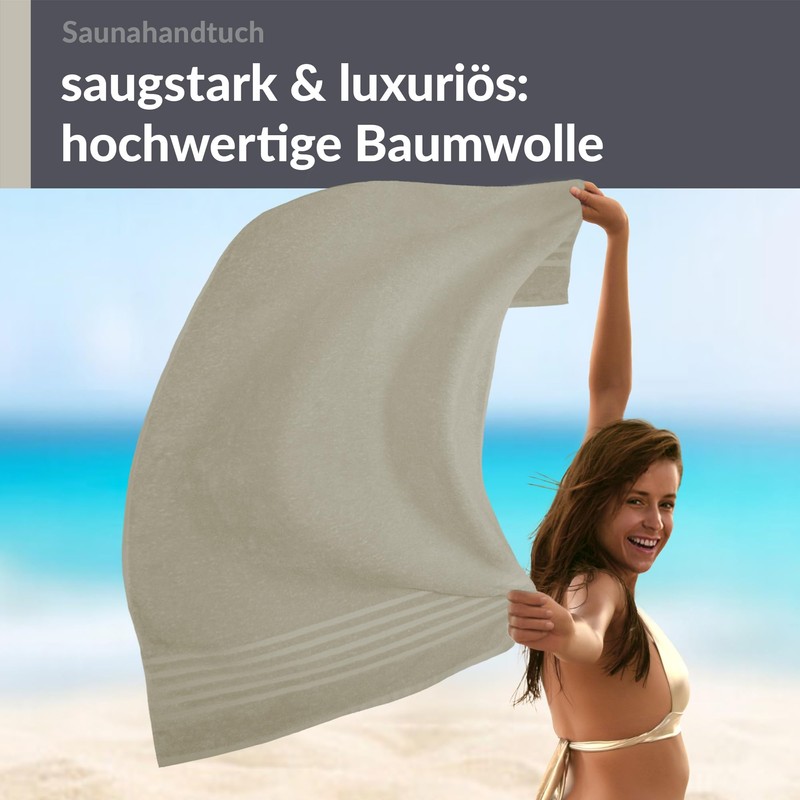 Lashuma XXL Bath Towel for Men 100 x 200 cm