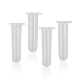 Rowiz 5ml plastic EP Lab Centrifuge Tube Vial Test Tube,Sample Bottle Test Tube with Round Bottom, Liquid Test Bottle with Graduation and Cap Packaging 50 PCS