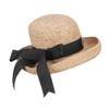 e4Hats.com Ribbon Bow Hat Band - Black OSFM