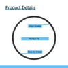 POCPUNAB CLX200K O-Ring Replacement Compatible with Hayward Chlorine CL200 CL220,