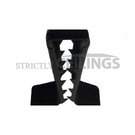 Strictly Ceilings Piranha Hold Down Clip, Ceiling tile grid clip METAL (10-pack)