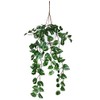 v-max 26" Faux Pothos Plant Hanging with White Pot