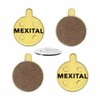 MEXITAL 2 Pairs Disc Brake Pads Sintered Brake for Zoom