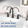 Bathroom Faucets for Sink 3 Hole,Faucet for Bathroom Sink,8 Inch
