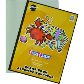 Hilroy Funtime 26590 Scrapbook, 15x11-Inch, Newsprint-Sheets, 36-Sheet