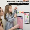 Nellvita 15 Pcs Magnetic Signs Holder, for 5" x 7"