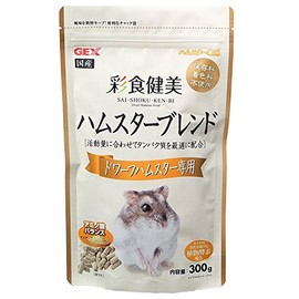 Gex Saishoku Kenbi Hamster Blend, Specially for Dwarf Hamsters, 300g