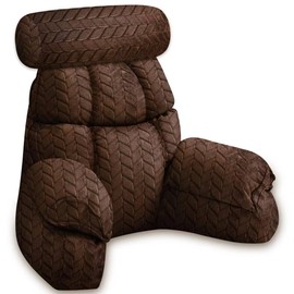 FXXUDVNIIN Back Pillow for Bed Sitting Up: Reading Pillow with 9.4" Height Armrest-Bed Pillow for Sitting up & TV Pillows for, Play Games, Working & Relaxing, Comfort Support for TV/Reading