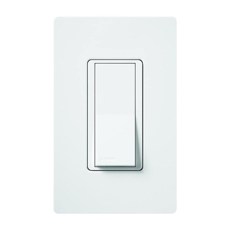 Lutron Claro 15 Amp Single-Pole Rocker Switch with Locator Light,