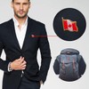 KUTXA Canada Flag Lapel Pins gift box packaging (Maple Leaf,