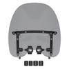 ECOTRIC Universal Tinted Windshield 18"x16" Compatible with Yamaha Honda Suzuki