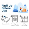 COONP Queen Mattress Topper, Extra Thick Pillowtop, Cooling and Plush
