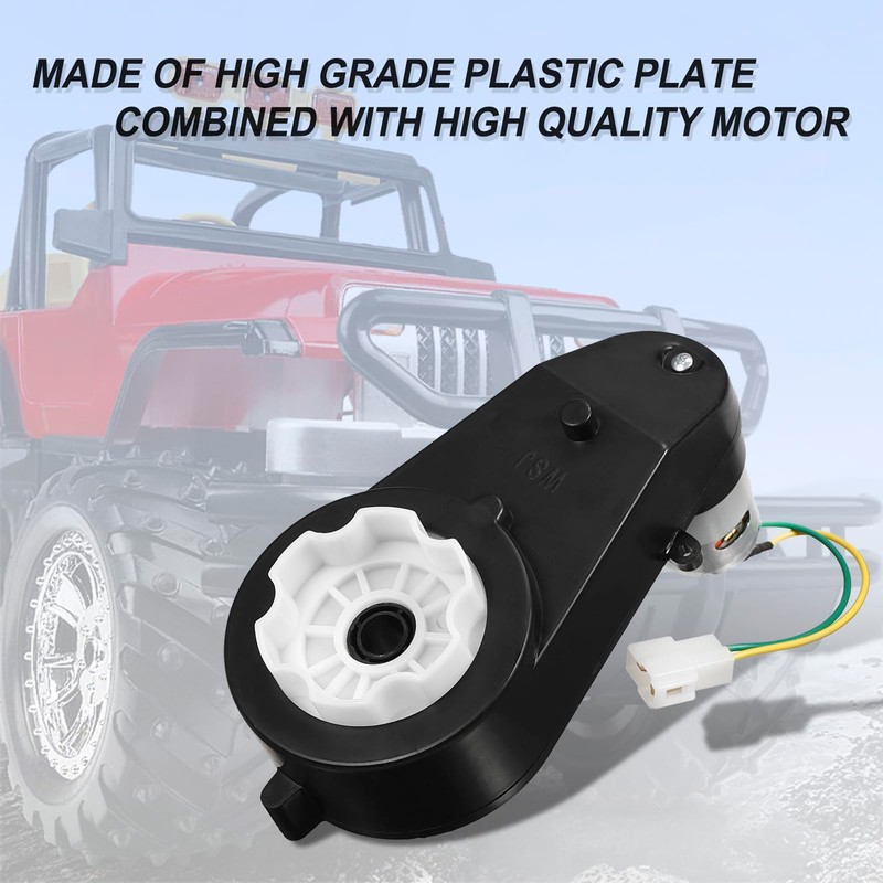 12V Ride On Upgrade Motor Gearbox 2Pcs12V RS550 40000RPM Powered
