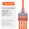 XALXMAW 14Pcs Lever Wire Connectors, 1 in 4 Out DIY