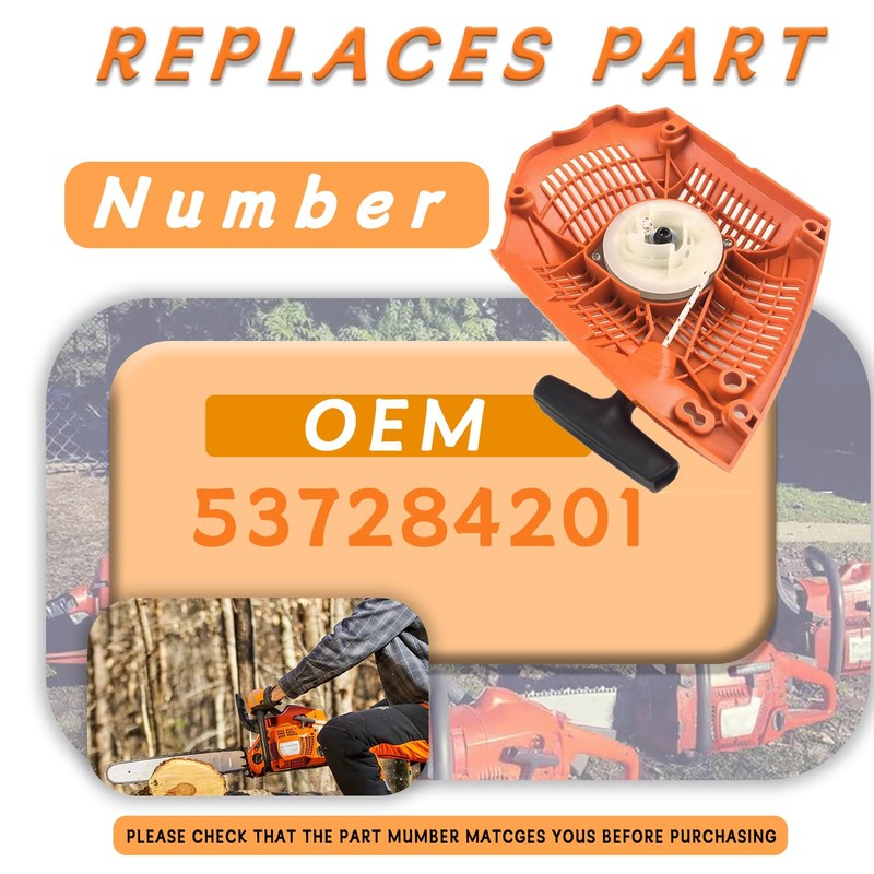 455 Recoil Starter Assembly & Repair Kit for Husqvarna 455