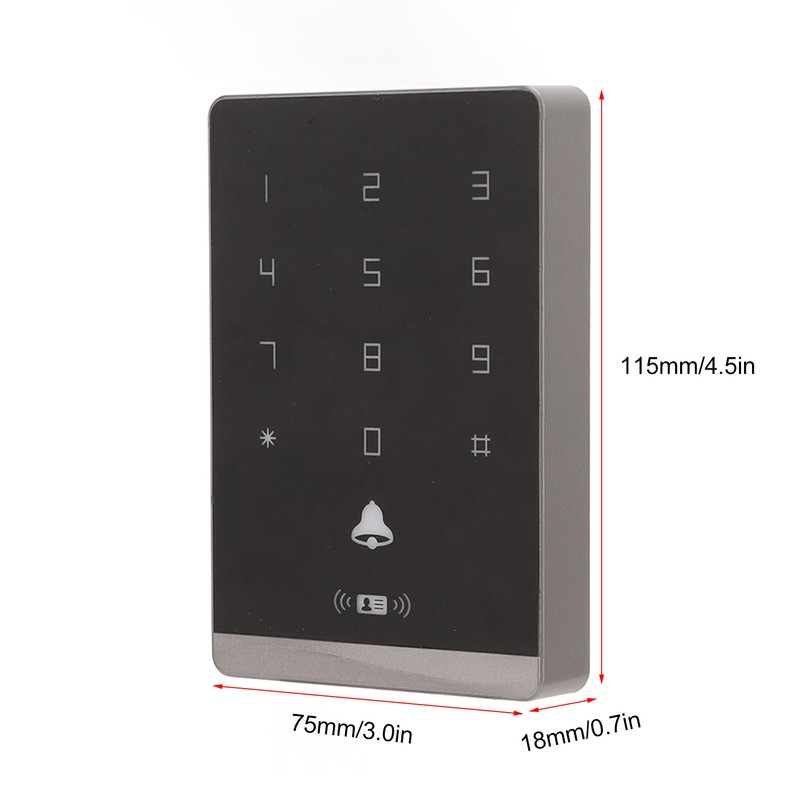 Keypad Touch Access Control System ID IC NFC Card Waterproof