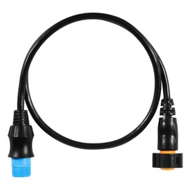 YMT 0101271900 Adapter, 8 Pin Transducer to 4 Pin Sounder Fit for Garmin AIRMAR, for ECHOMAP/ECHOMAP Plus/ECHOMAP UHD/ECHOMAP Ultra, for Striker Chart Plotters Transducer and Fish Finder