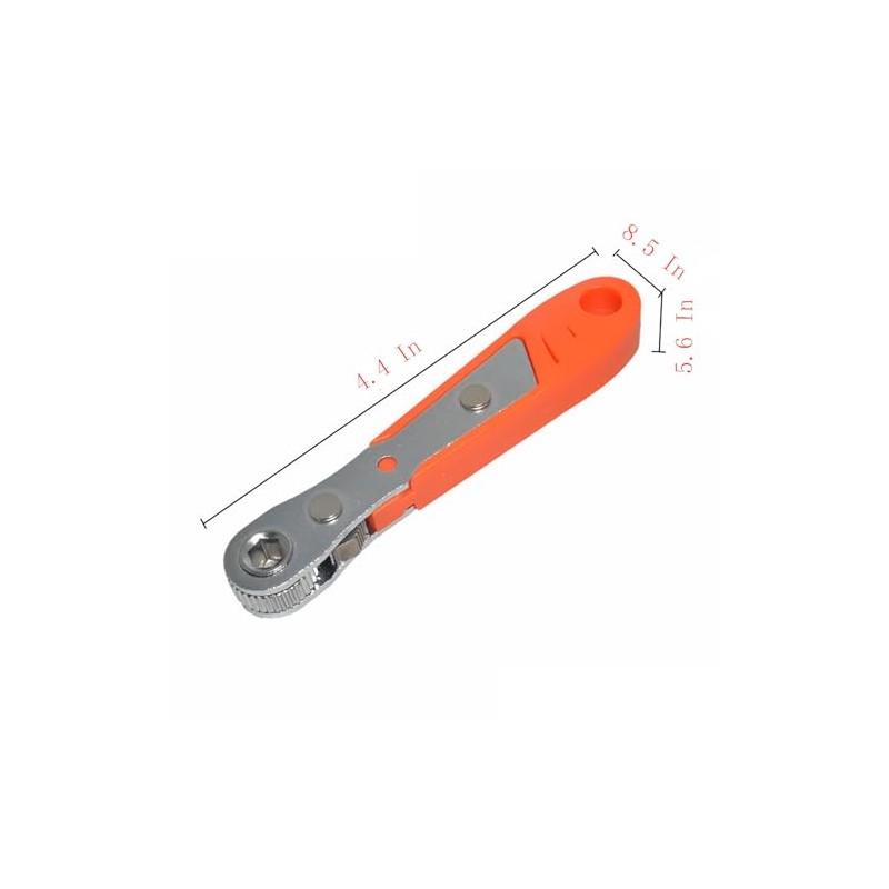 Effortless Ratchet Screwdriver, 10 In 1 Multi-function Chromium Vanadium Alloy
