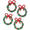 Beadery Holiday Beaded Ornament Kit, 2.25-Inch, Holiday Wreaths, Makes 16