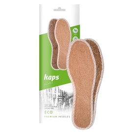 Shoe Boot Insoles Inserts with Natural Coconut Fibres and Terry Cloth - MicroClimate for Your Feet - Kaps Eco (38 EUR / 5 UK Women)