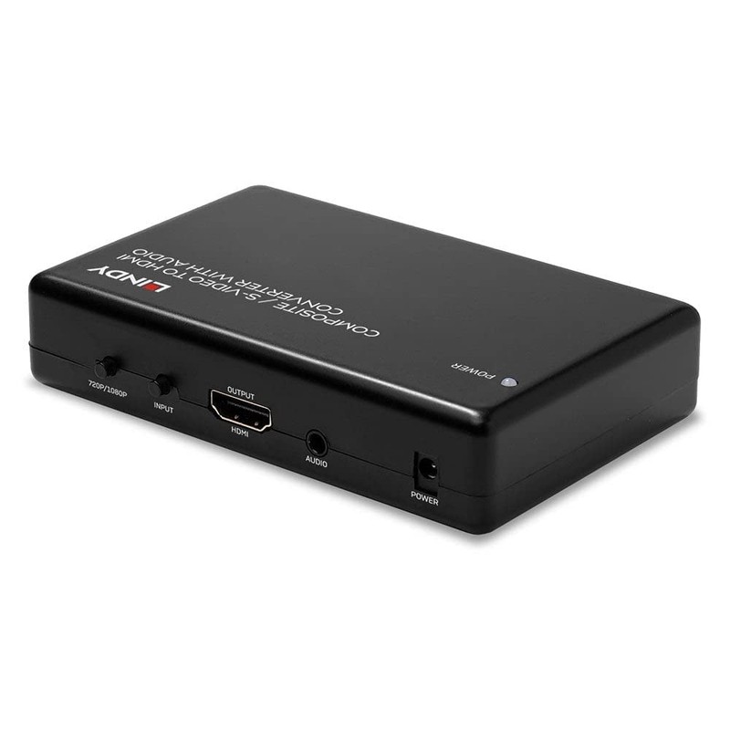 LINDY 38394 Composite/S-Video to HDMI Converter with Audio