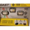 Coast "3-PACK" 1000-Lumen Headlamp Rechargeable Dual Power WATER PROOF IPX7