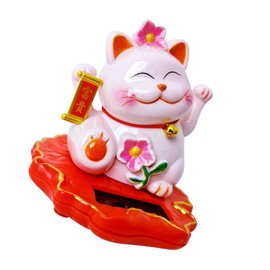 CORHAD Waving Statue Auspicious Wealth Decor for Home Office Car Dashboard Fortune Ornament for Living Room Rvs