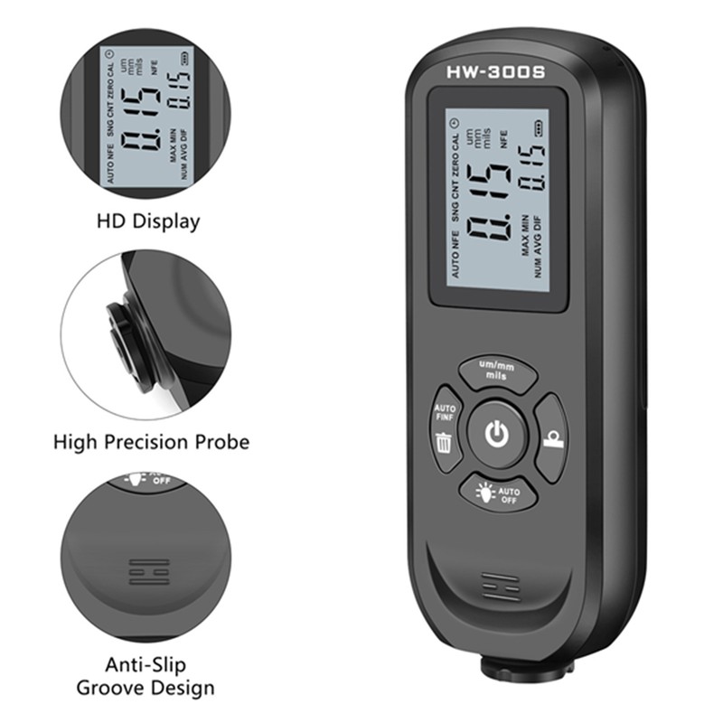 Coating Thickness Gauge High Accurancy Digital Paint Film Thickness Tester