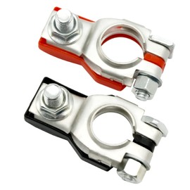 Ynovvo Battery Terminal Connectors Set of 2 Positive and Negative Replacement for Nissan Maxima Murano Rouge for Infiniti Universal Battery Cable Terminal 9098205035 9098206022 243407F000 243407F001