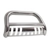 MOTORHOT Stainless Steel Front Bumper Bull Bar Grille Guard Compatible