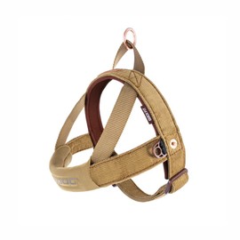 EzyDog Premium Quick Fit Adjustable Premium Dog Harness Vest with Reflective Stitching - Perfect for Training, Walking, and Control - Padded for Comfort (X-Large, Corduroy)