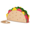 iscream Tasty Taco Crossbody 9.5" x 6" Purse in Faux