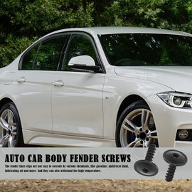 20 Pcs Screw Bolt Retainer Auto Car Body Fender Screws Wheel Arch Inner Liner Splash Guard Torx Screw Bumper Screws for Engine Cover Undertray