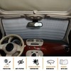 Windshield Sunshade Compatible with Fiat 500 2010-2024 ，Front Window Sun