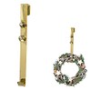 30cm Wreath Hanger with 2 Jingle Bells - Gold