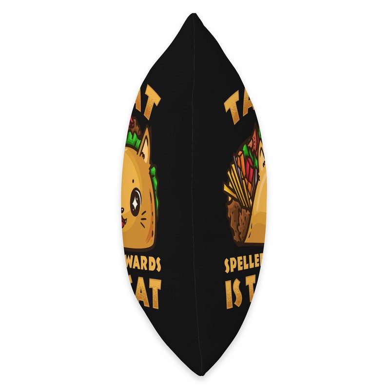 Taco Cat Mexican Cat Lover Cinco de Mayo Throw Pillow