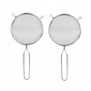 Chef Aid 16cm Long Handled Metal Sieve Set, Pack of