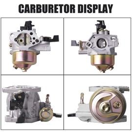 MRELC Predator Carburetor Air Filter Adapter Jet Kit for Predator 301cc 420cc 13hp 15hp GX340 GX390 389cc Mini Bike Parts Go Kart Golf Cart Mud Boats Lawnmower Pressure Washer(Black)