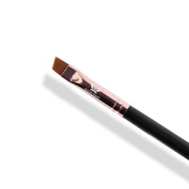 Dual-Ended Eyebrow & Lash Tint Brush – Angled Tip with Spoolie Comb for Henna by Existing Beauty