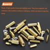 HELIFOUNER 420 Pieces M2 M3 M4 Male Female Hex Brass