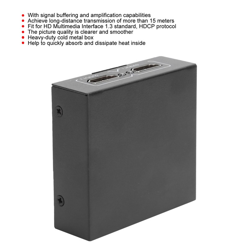 HD Multimedia Interface 1 to 2 Distributor 4K x 2K