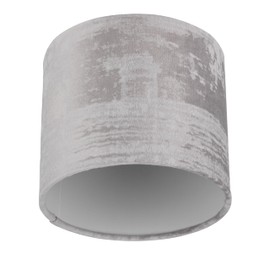 REV Lampshade in Vintage Look - Lampshade for Table Lamp, Diameter 14 cm, Replacement Lampshade Hanging and Floor Lamp, Round, Grey