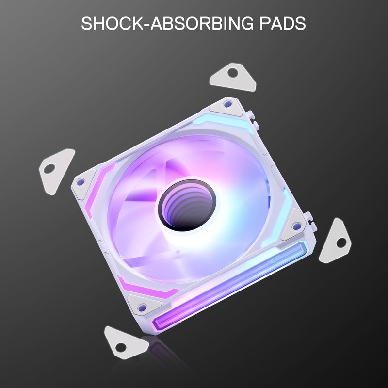 Redragon GCF012 Standard 120mm PC Case Fan, Daisy-Chain Connection, 5V