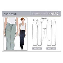 Style Arc Sewing Pattern - Anna Pant (Sizes 04-16)