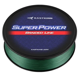 KastKing Superpower Braided Fishing Line, Moss Green, 50 LB, 150 Yds