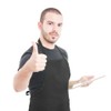 TSD Story 12 Pack Plain Color Bib Aprons Bulk with
