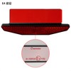 Evermotor Motorcycle Reflector with 150° Angle - E4 Certified, Aluminum