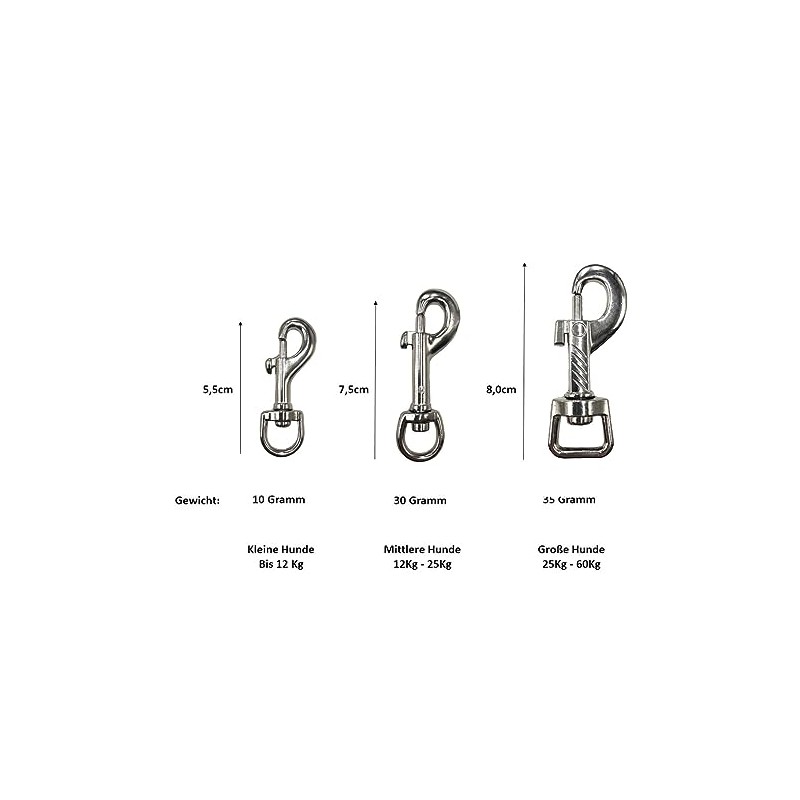Kurzführer Biothane Dog Lead Biothane 9 mm / 13 mm